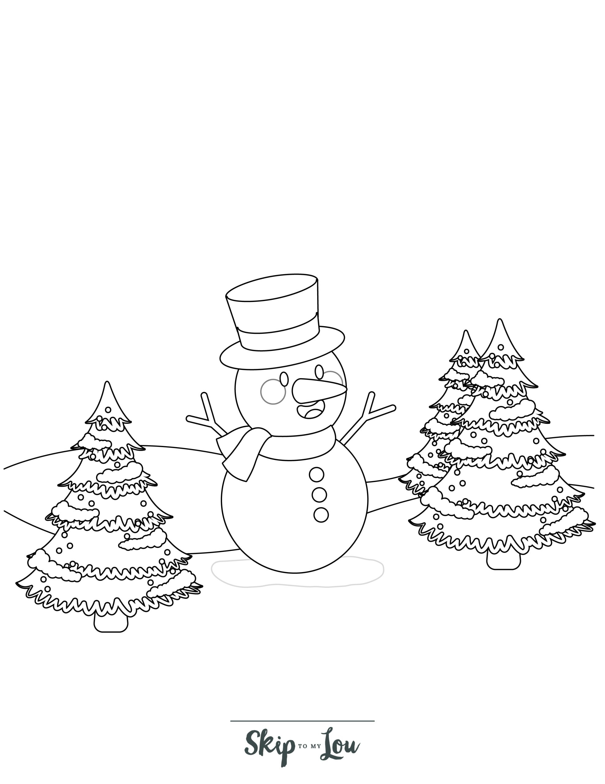 Holiday Coloring Pages Free Christmas Printables Skip To My Lou