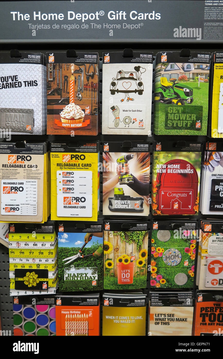 Home Depot Card Hi res Stock Photography And Images Alamy