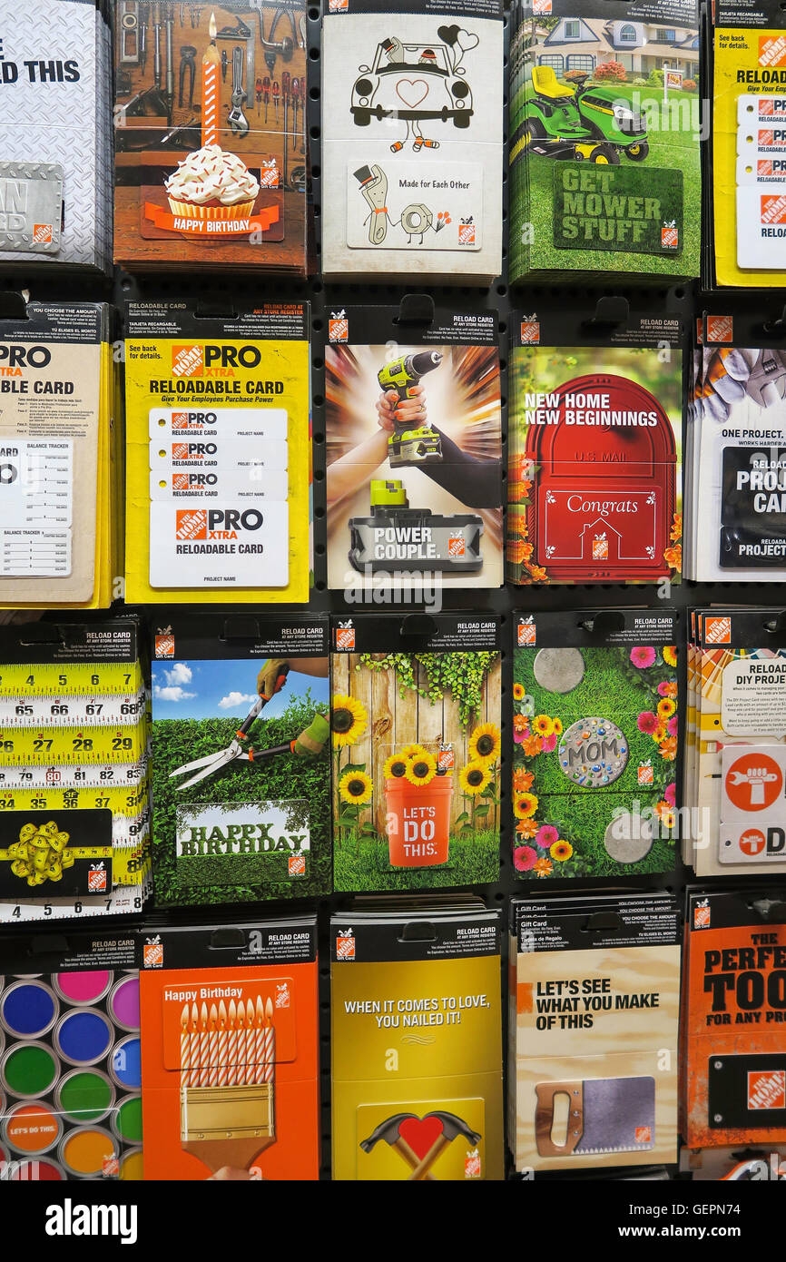 Home Depot Card Hi res Stock Photography And Images Alamy