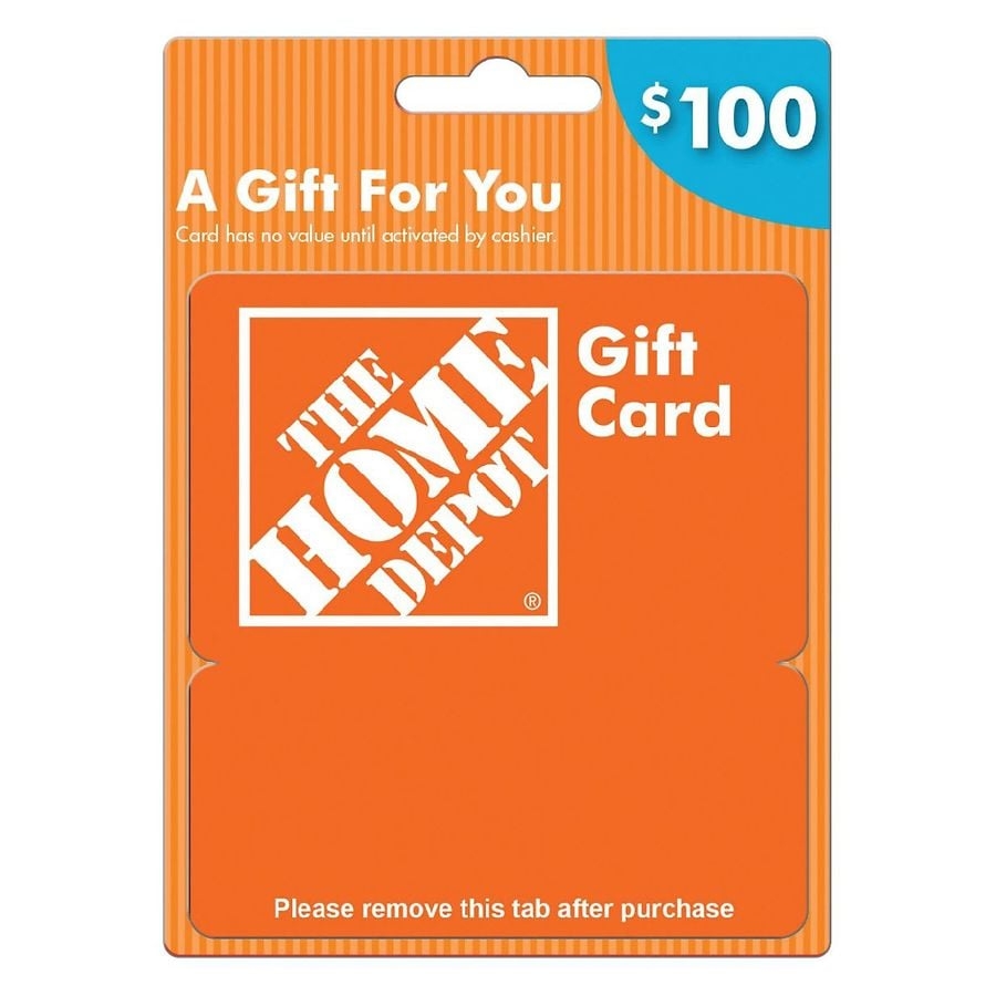 Home Depot Gift Card 100