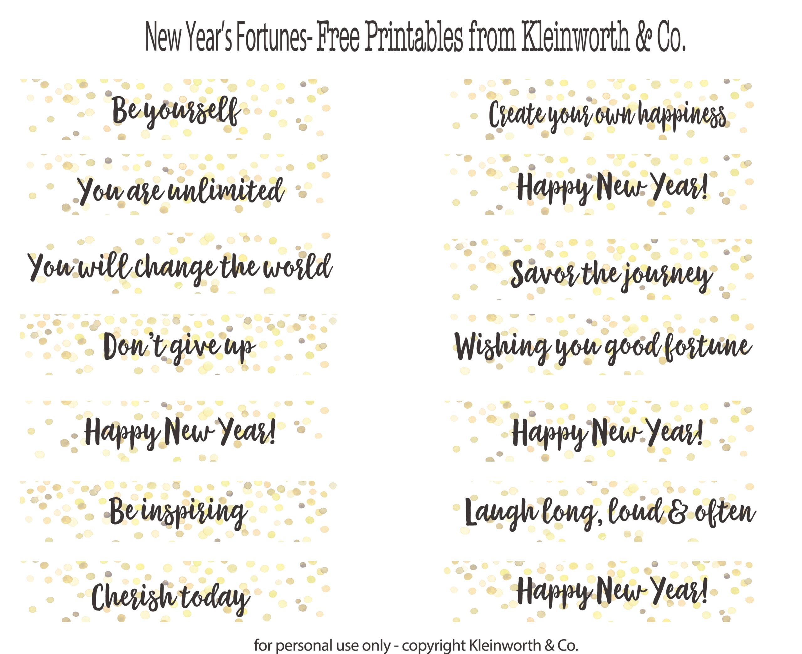 Homemade Fortune Cookies U0026 Free Printable Taste Of The Frontier Worksheets Library