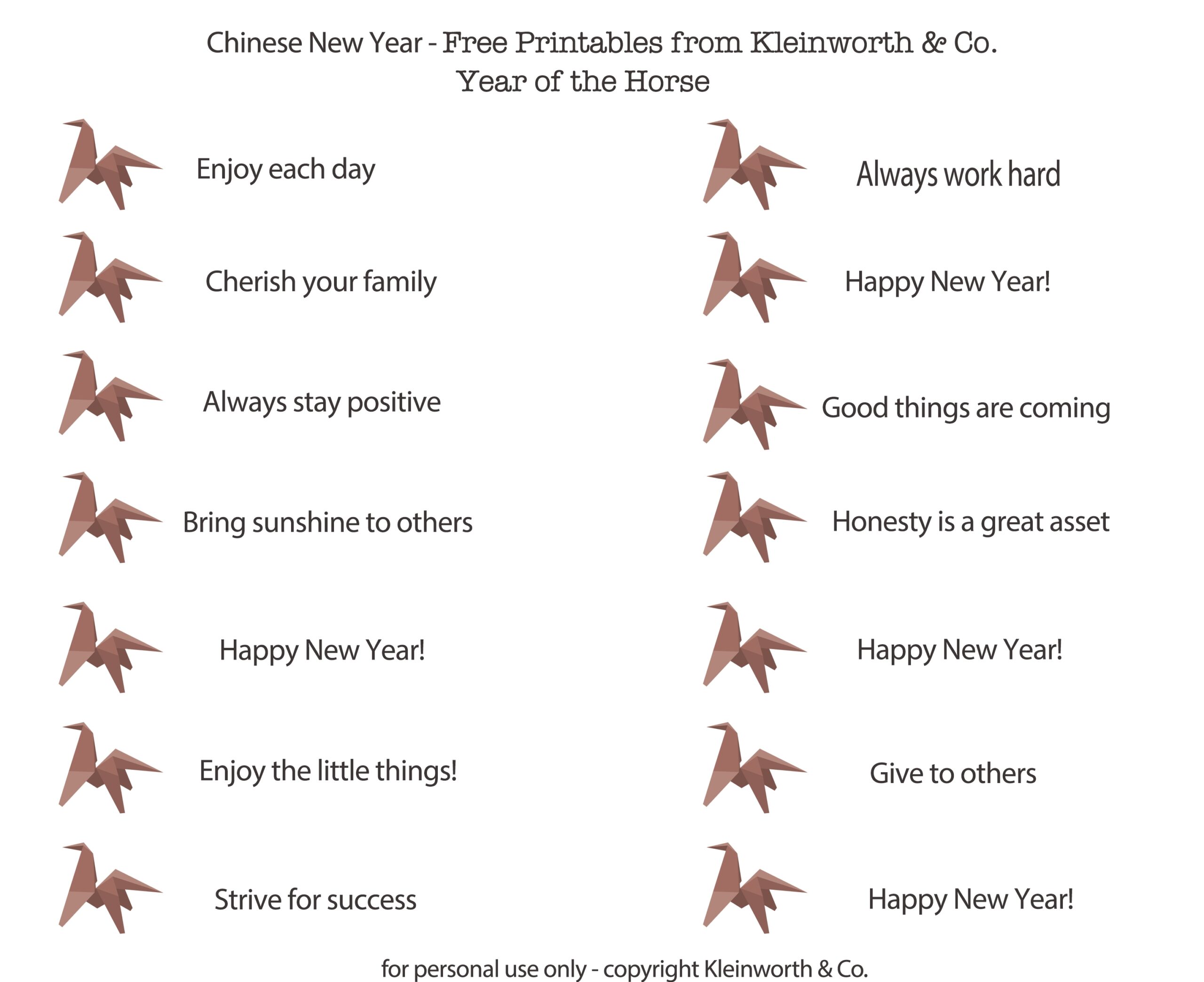 printable fortune cookie sayings pdf