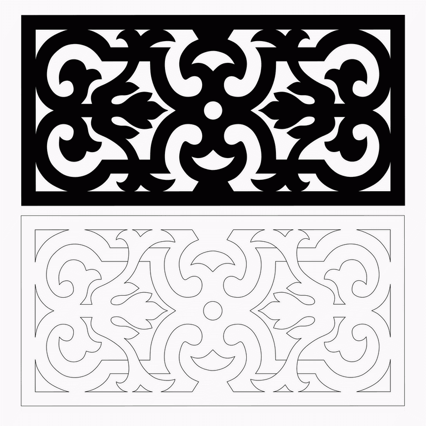 Horizontal Scroll Saw Pattern CRAFTSMANSPACE