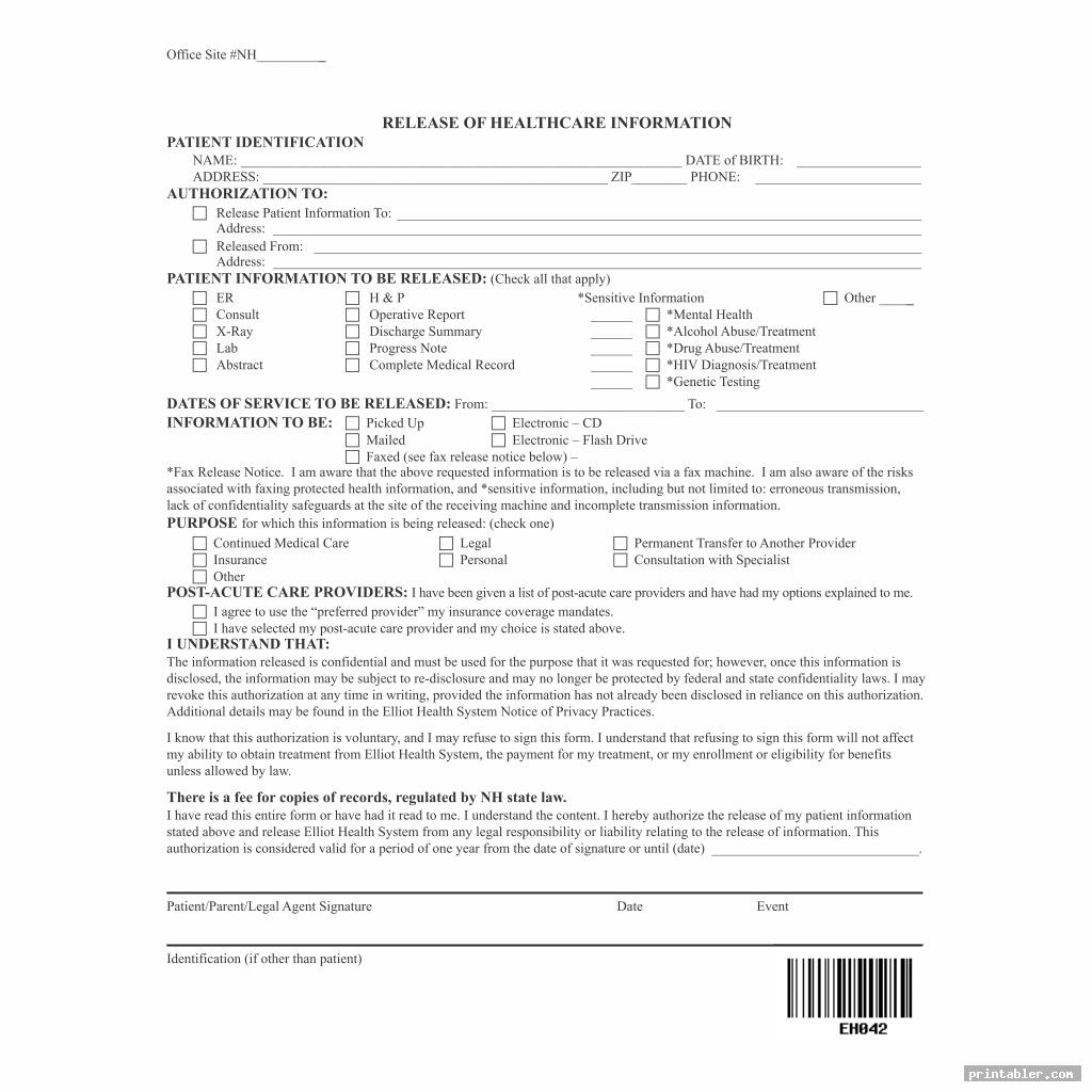 Hospital Discharge Papers Printable Gridgit