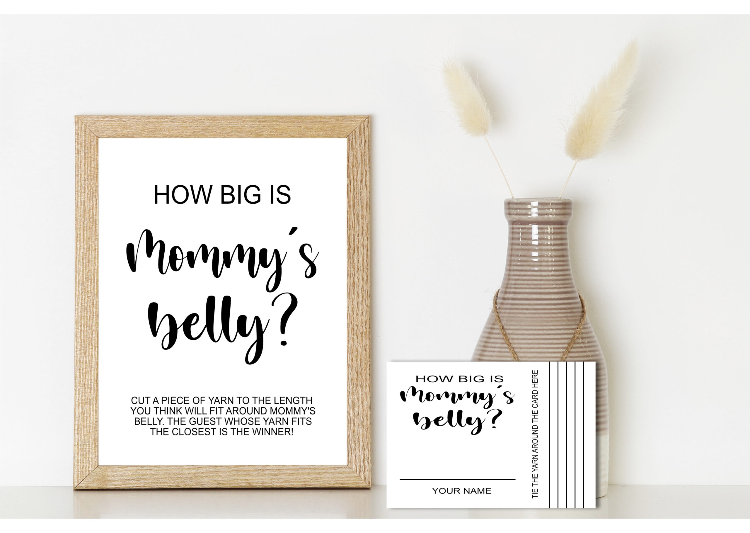 how big is mommy s belly free printable