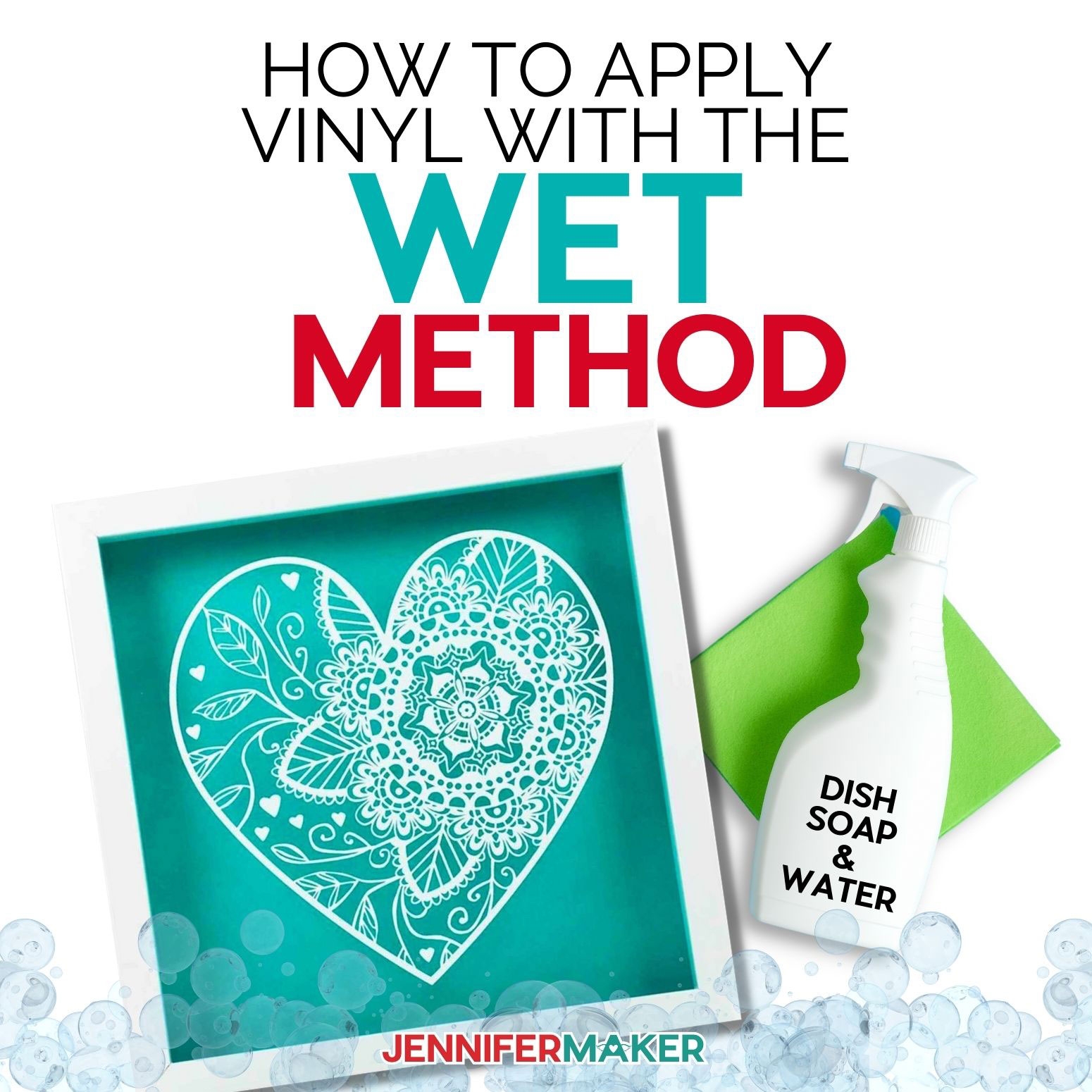 How To Apply Vinyl With The Wet Method Great For Intricate 
