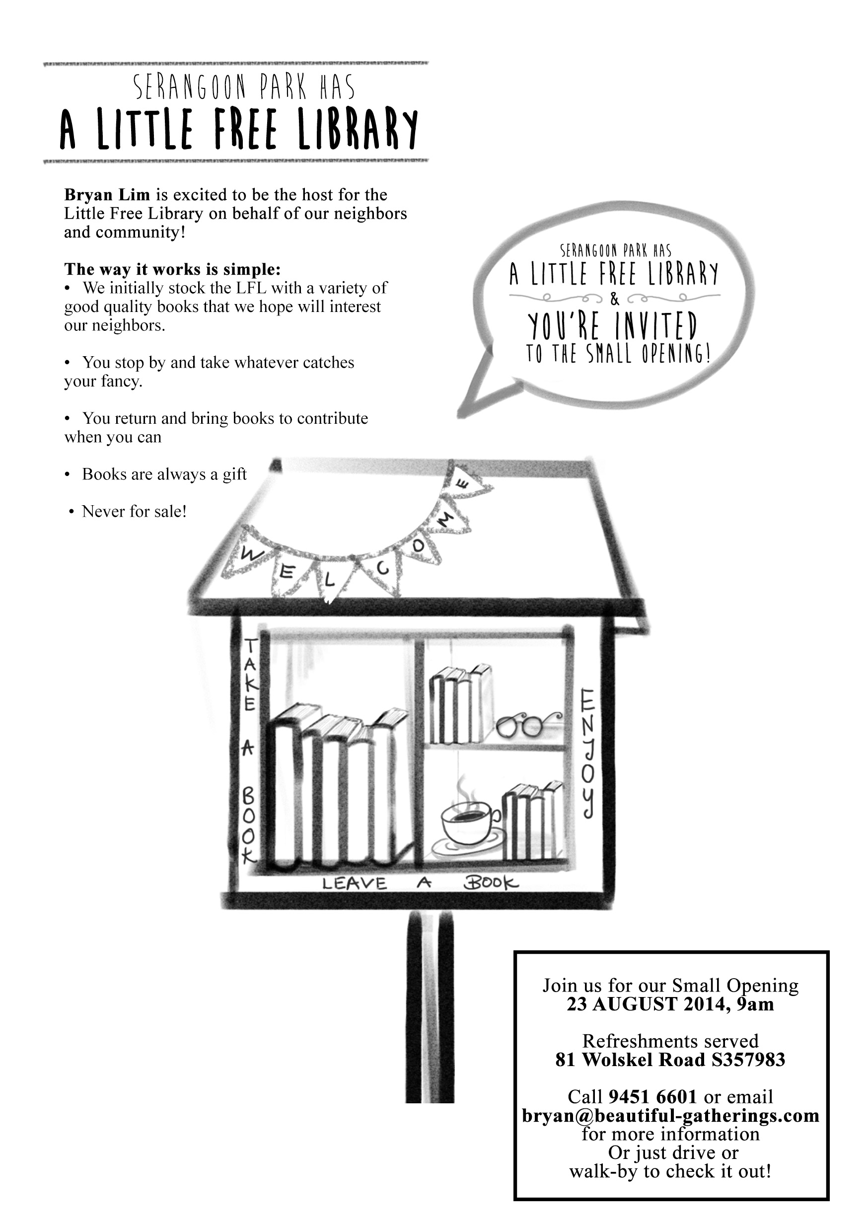 little free library printables