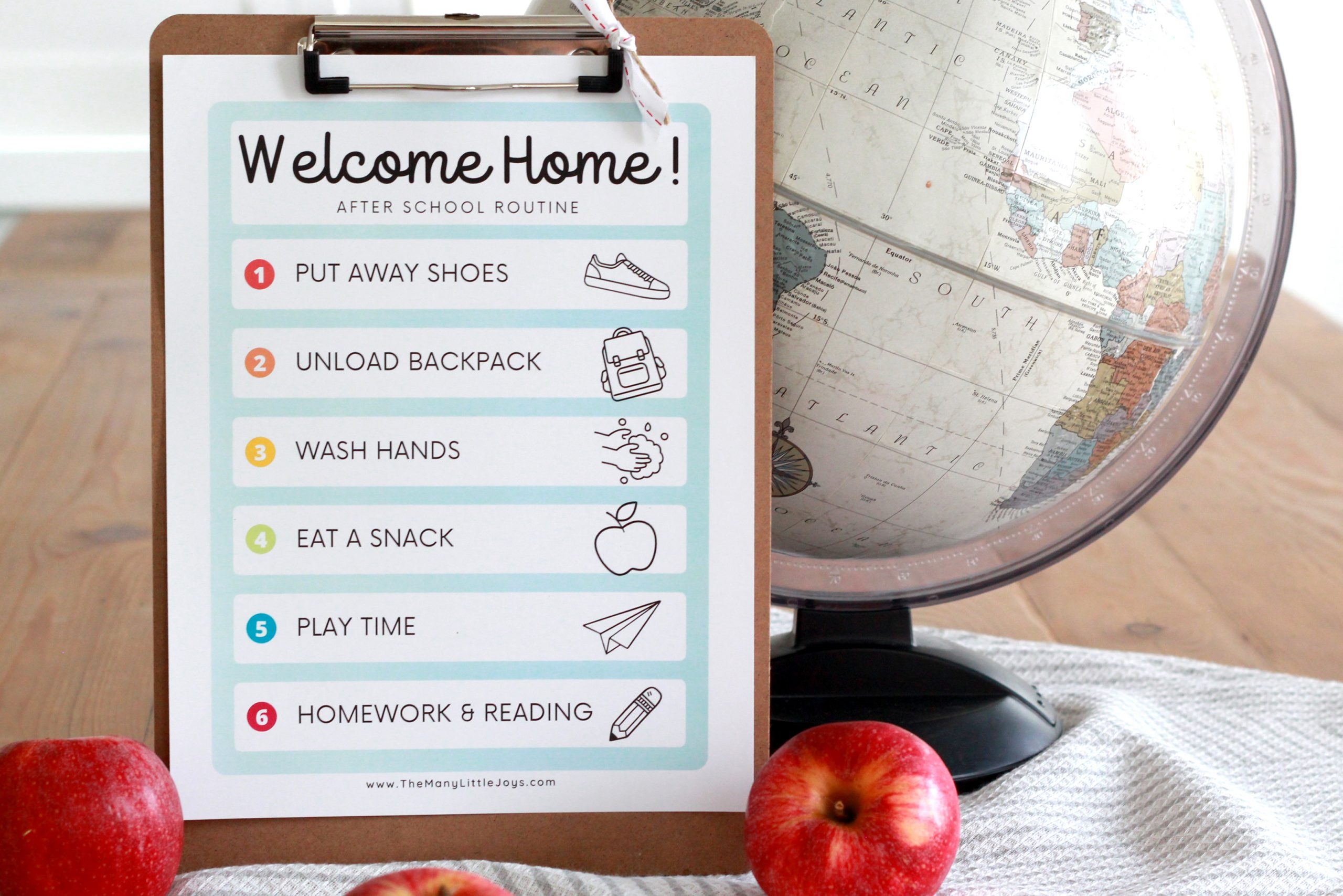free afterschool child application printable form