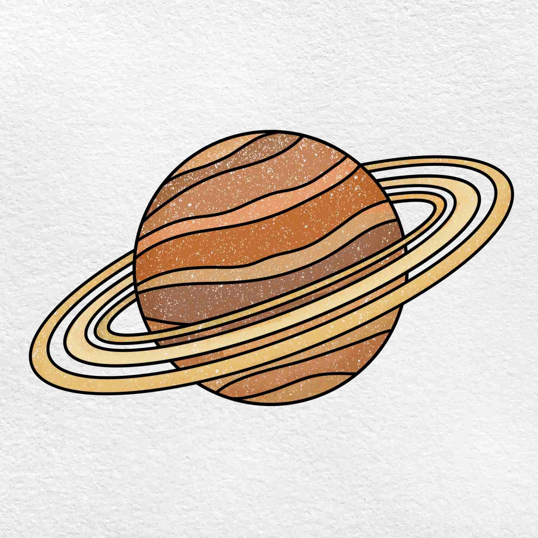 How To Draw Saturn HelloArtsy