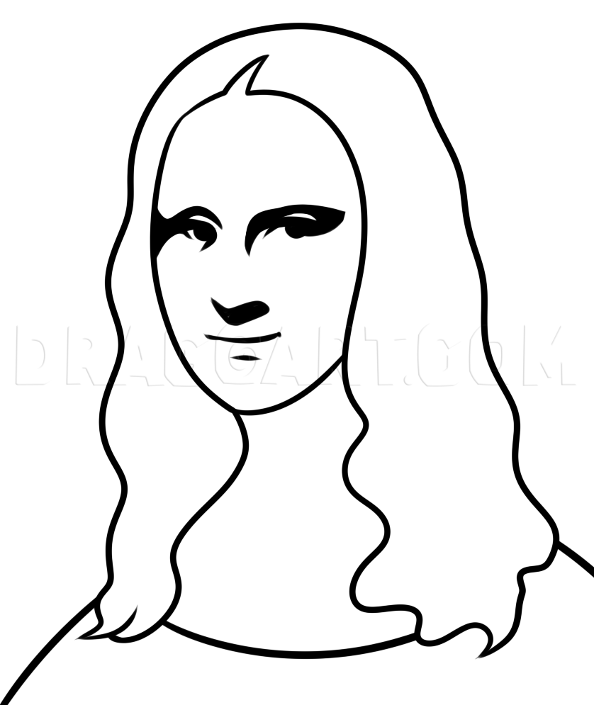 kids printables for kids mona lisa