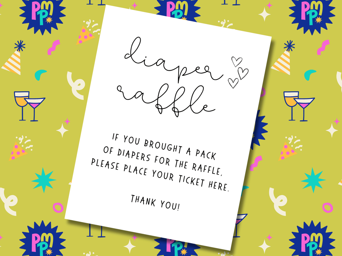 How To Host A Diaper Raffle At A Baby Shower Pretty My Party