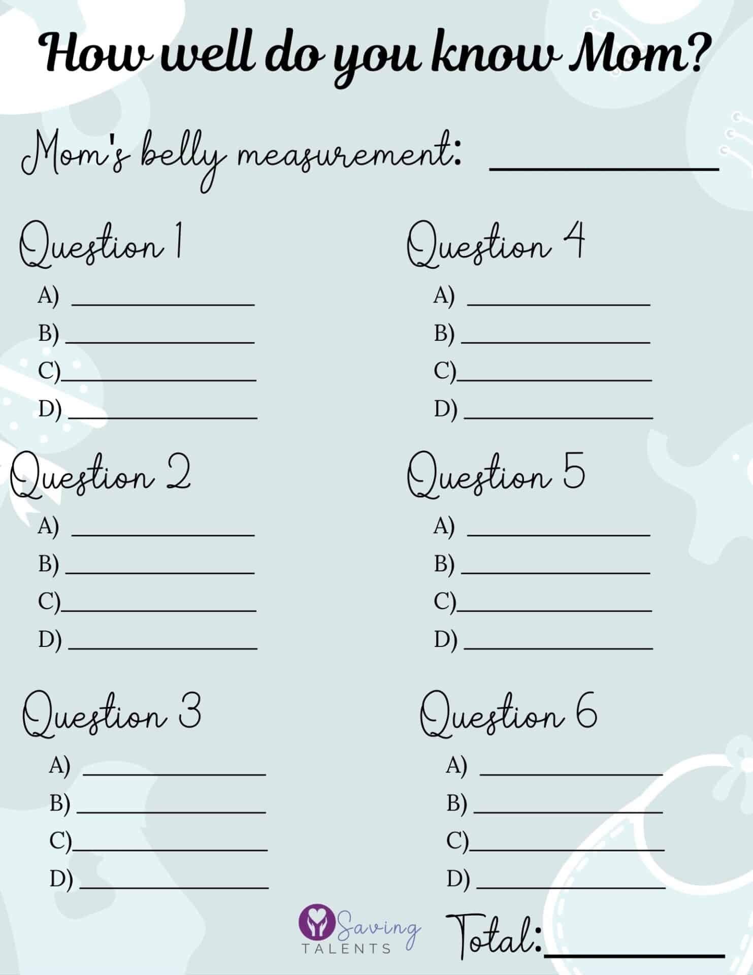 How To Host A Virtual Baby Shower with Free Printable Games 