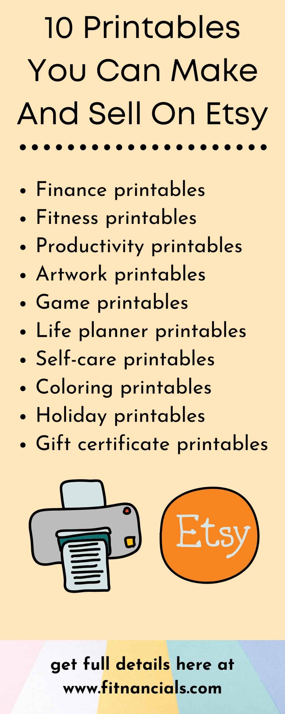 selling printables on etsy