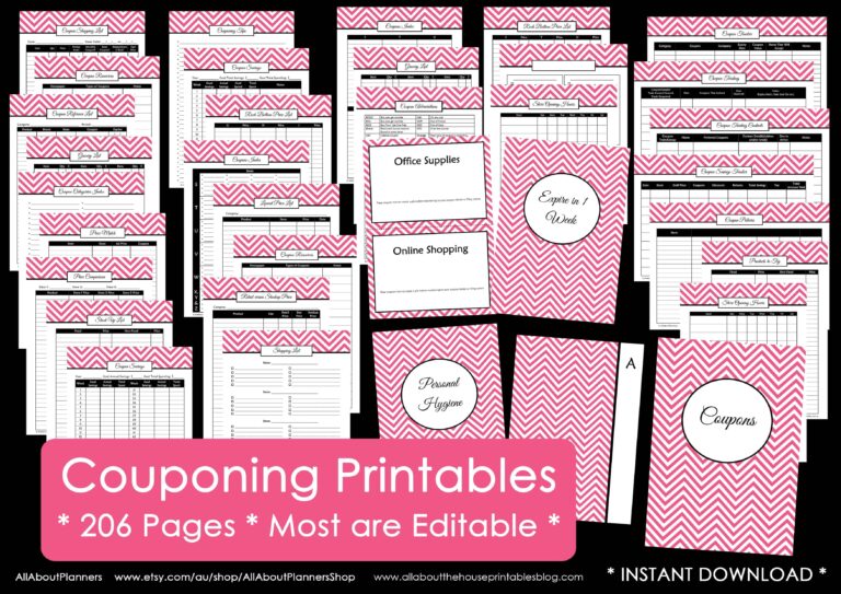 How To Make A Coupon Binder And Keep It Organized plus Printables 