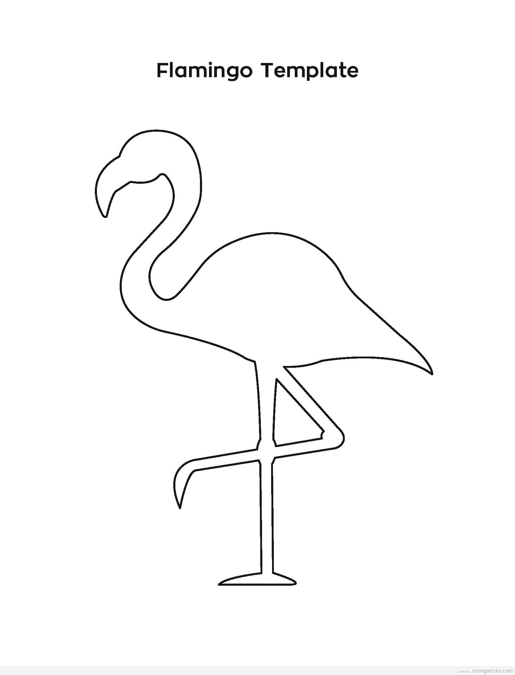 How To Make A Flamingo String Art Step By Step String Art 