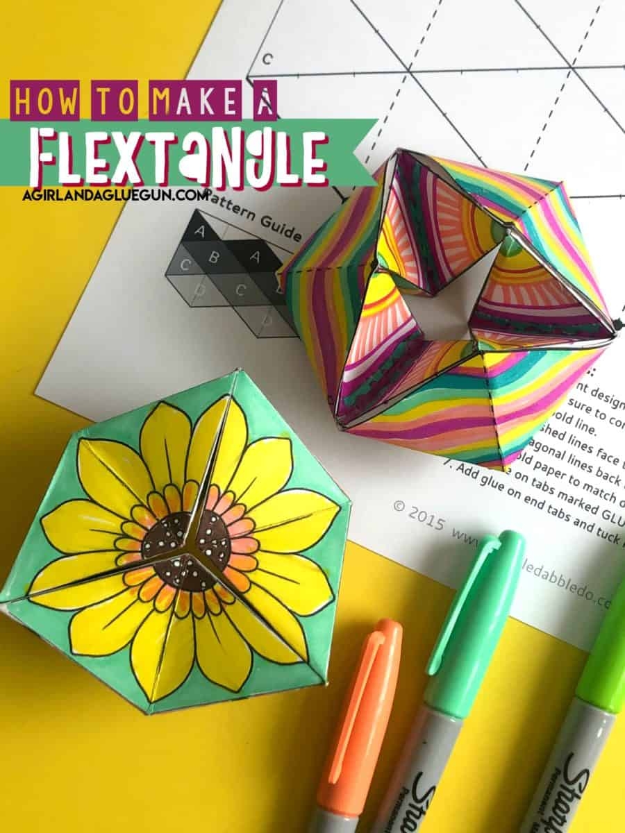 How To Make A Flextangle A Girl And A Glue Gun