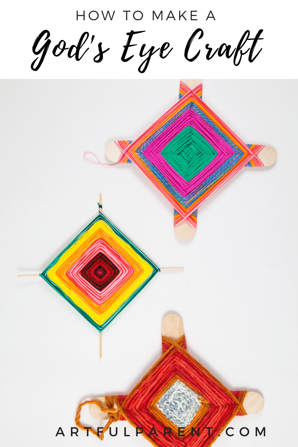 How To Make A God s Eye Craft The Artful Parent