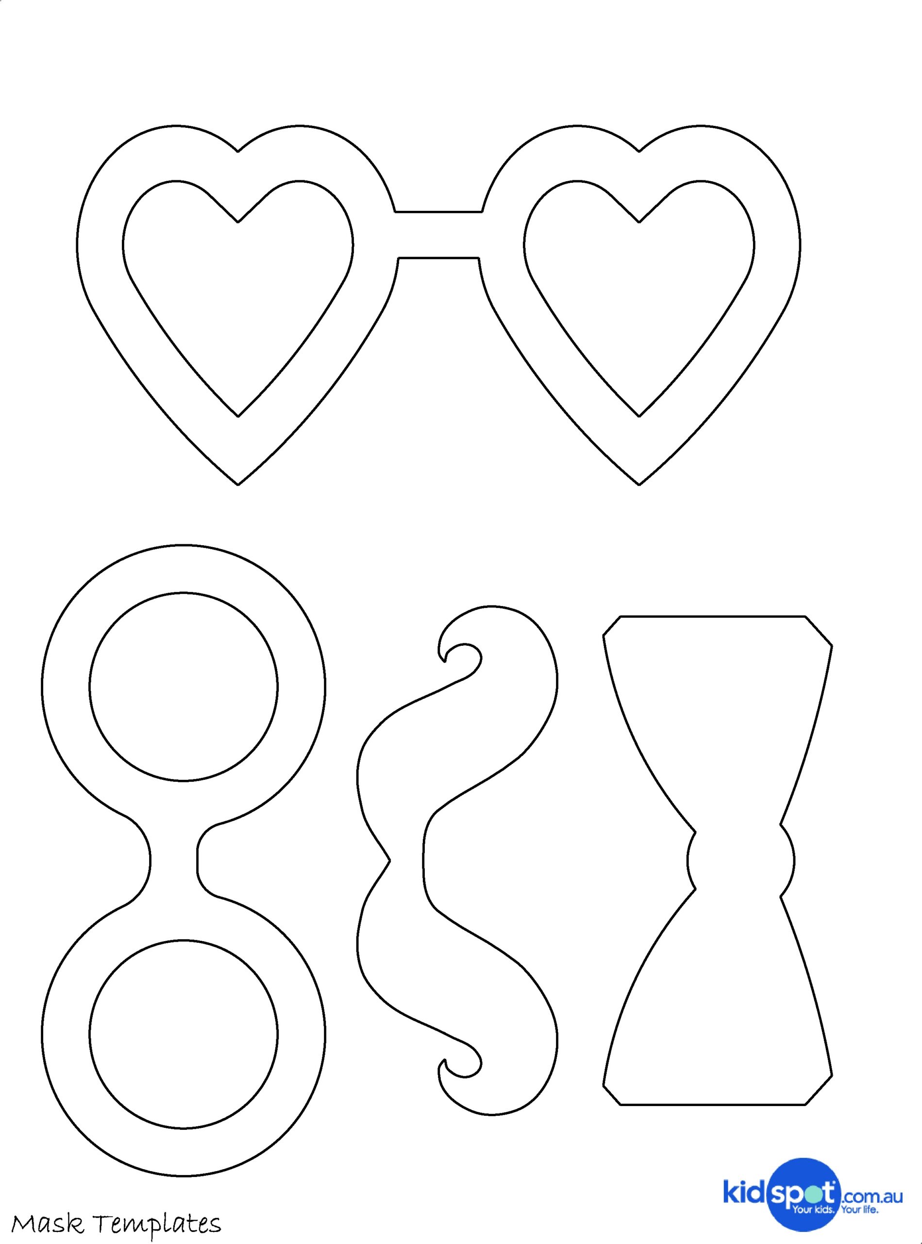 How To Make A Masquerade Mask DIY Kids Costumes Free Printable 