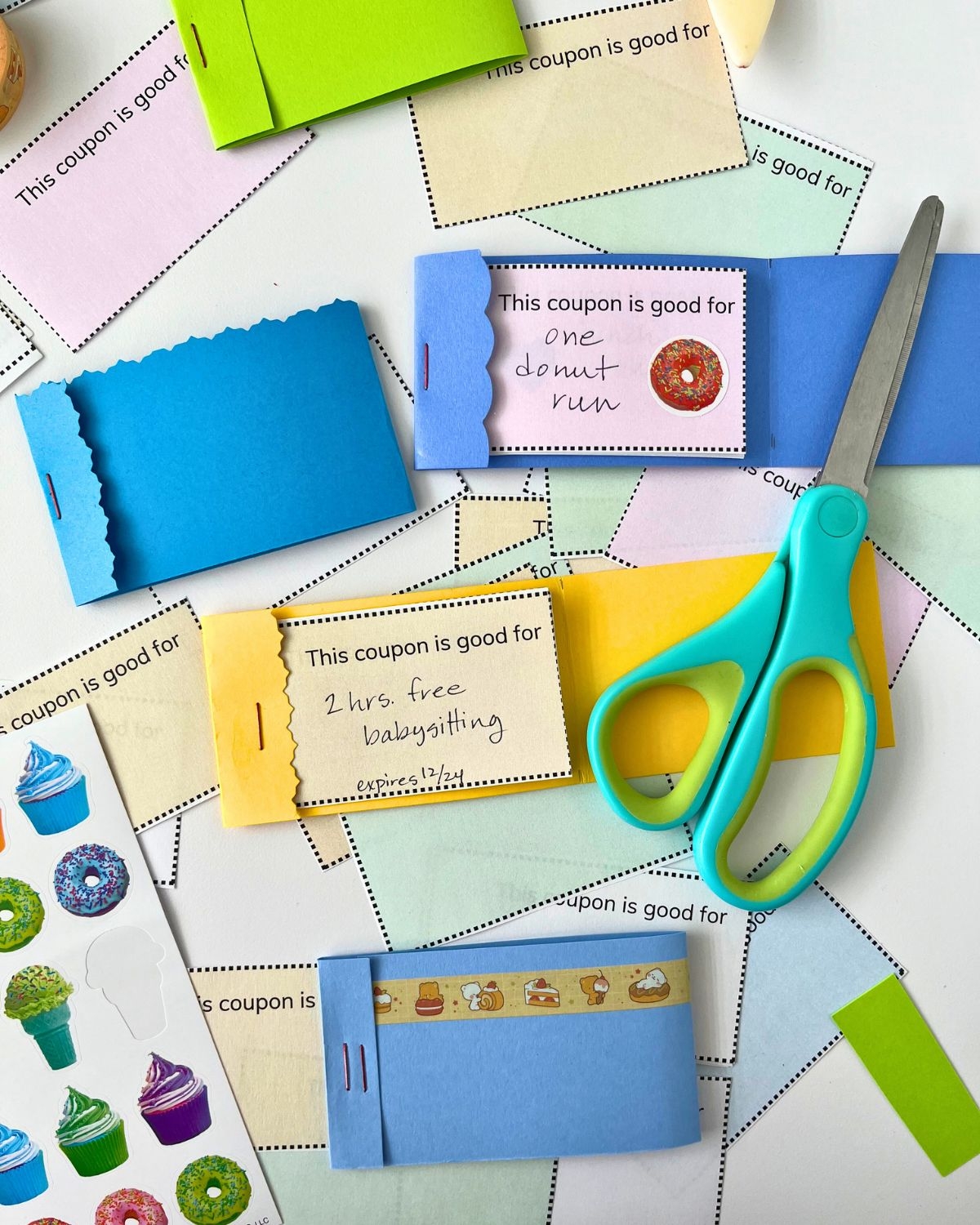 How To Make An Easy Tear Out Coupon Book DIY Gift Life As Mom