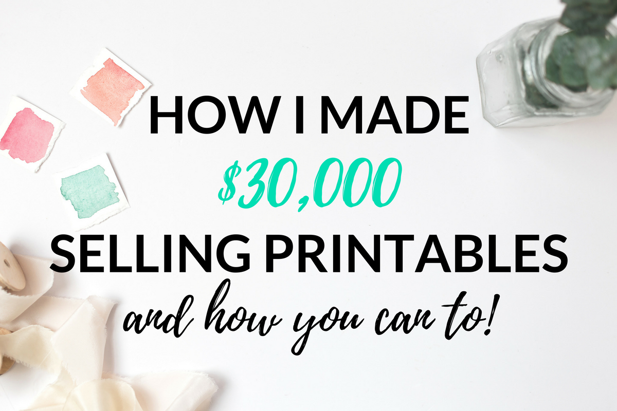 How To Make Money Selling Printables Paper Del Sol