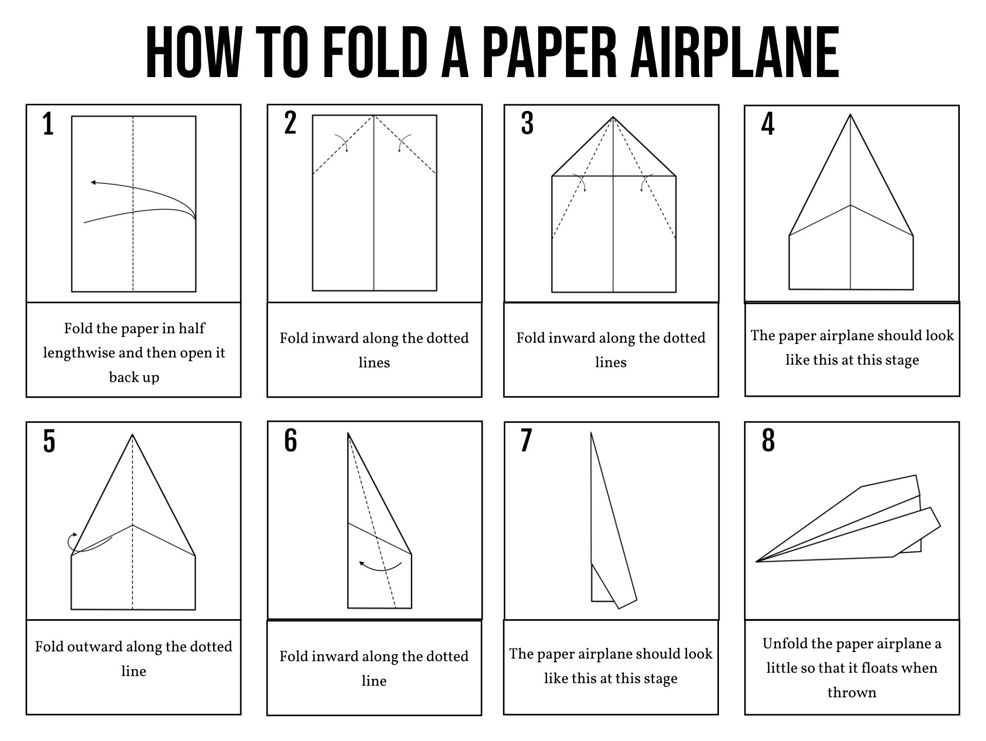 paper airplane patterns printable