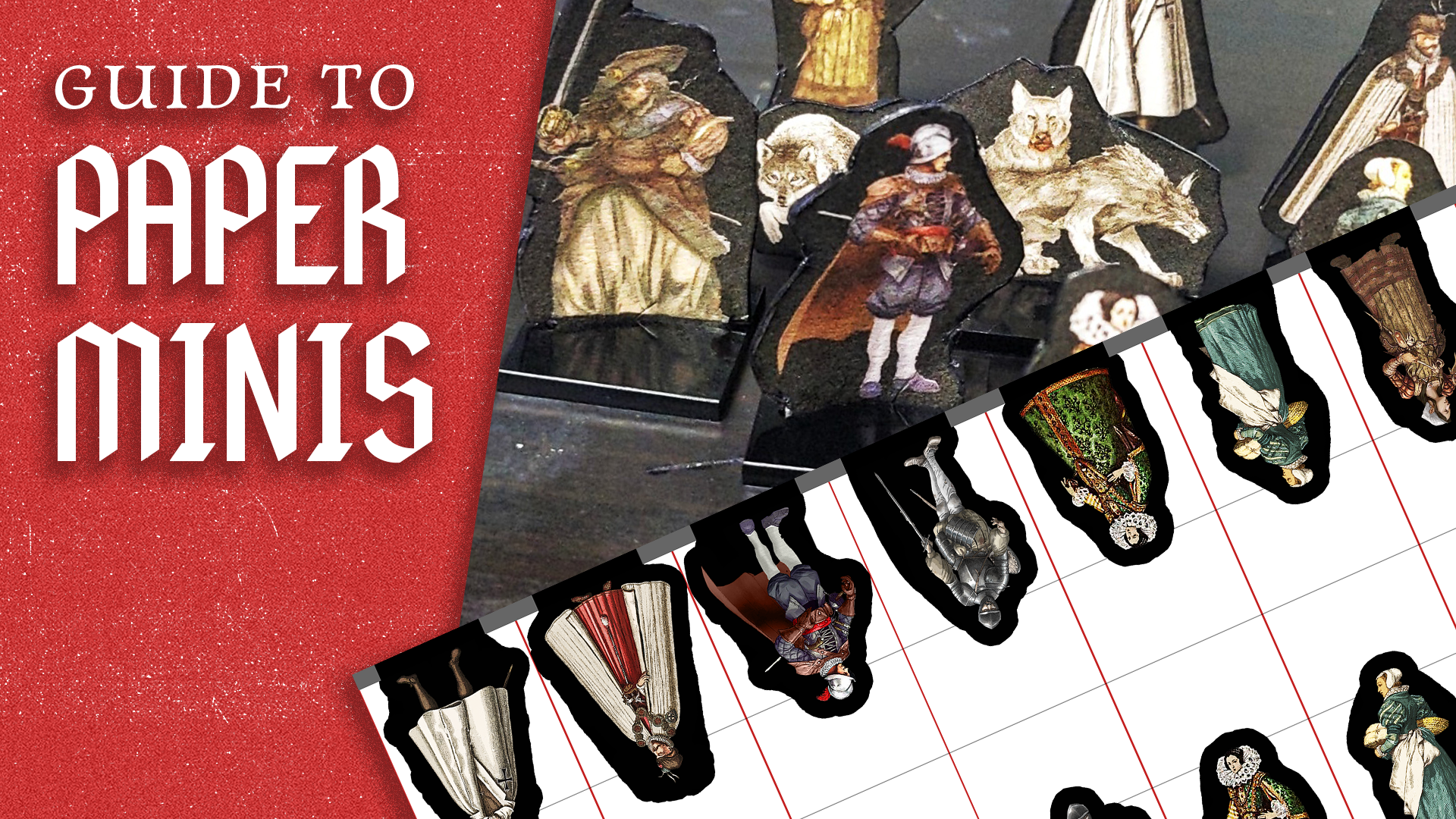 printable d d papercraft miniatures