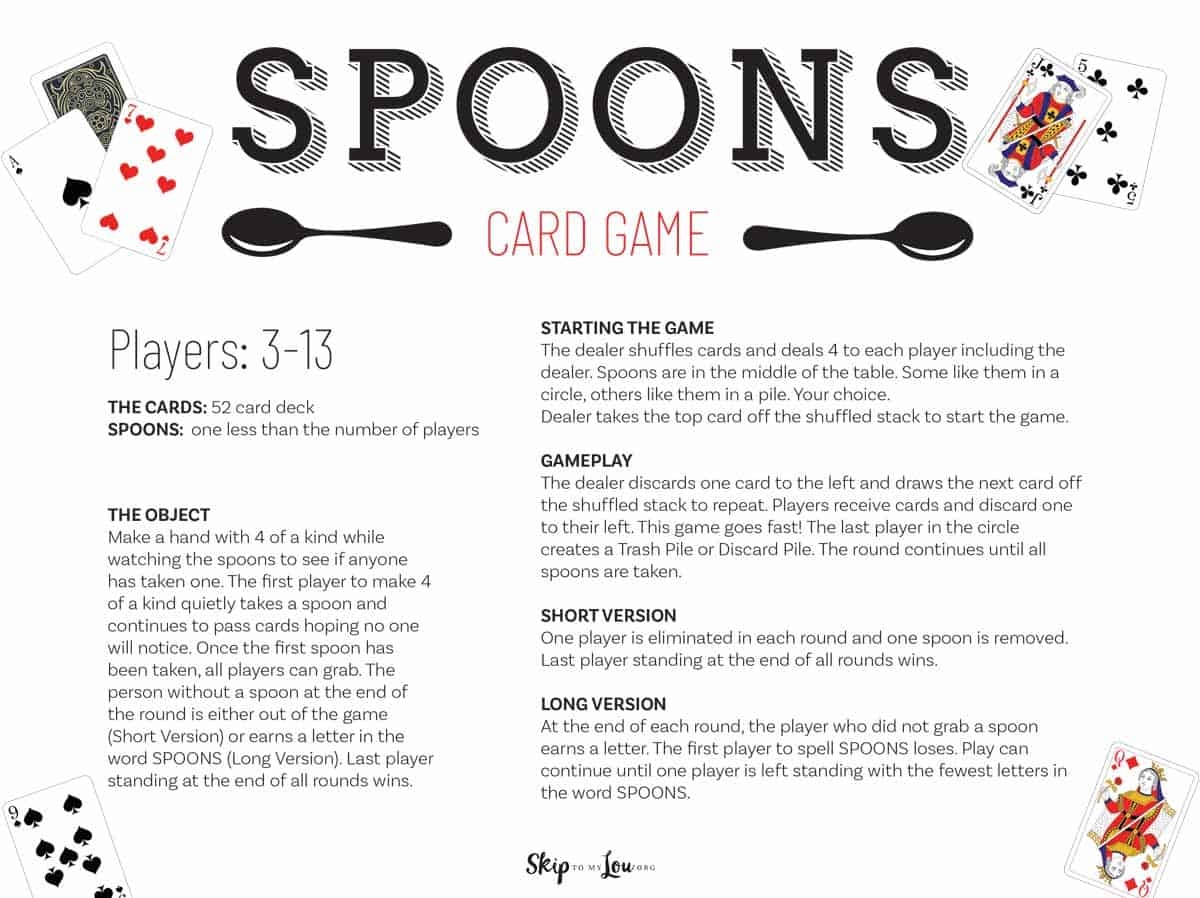 printable card game rules printable card game rules