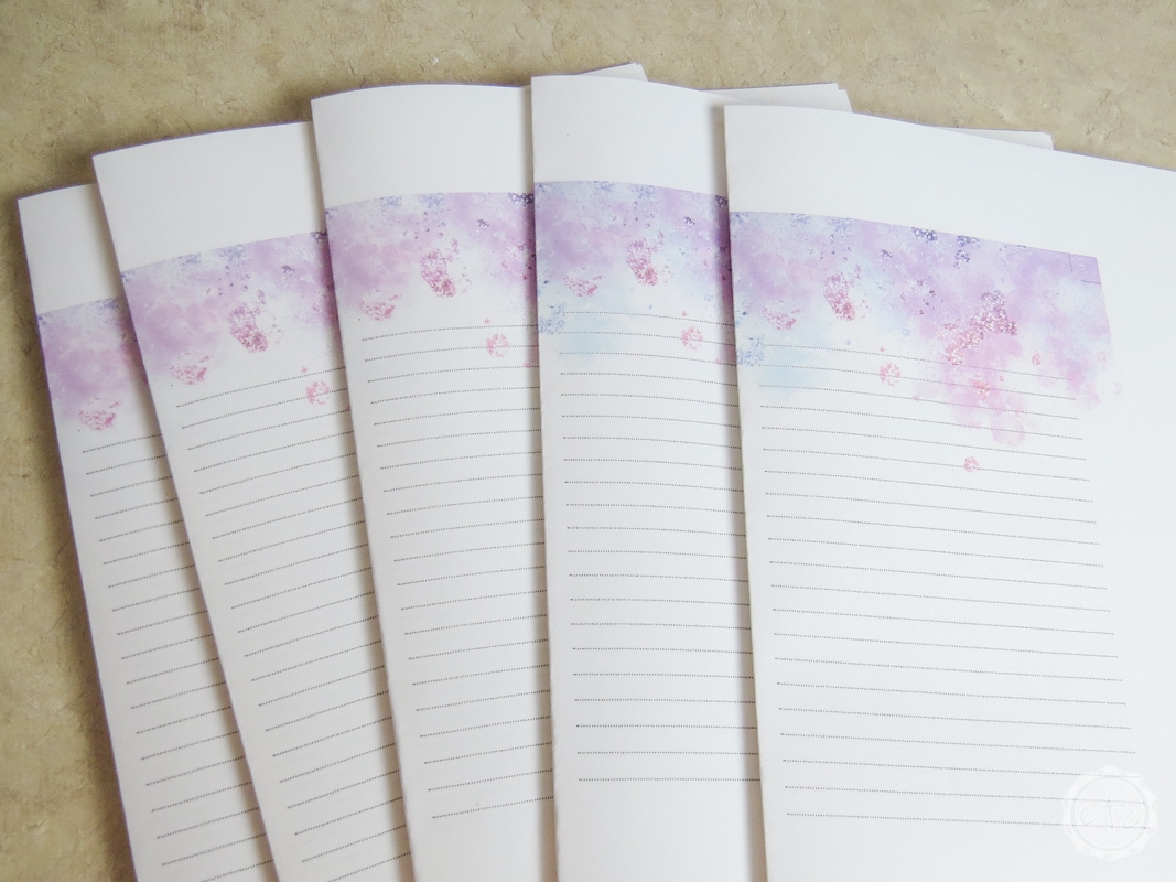 How To Put Together A Printable Insert For Your Travelers Notebook with FREE NOTE PAGES Happily Ever After Etc 