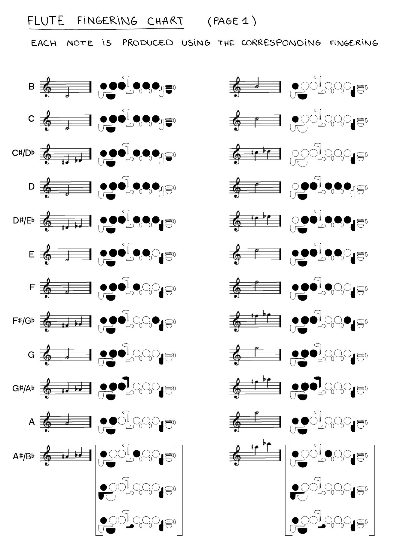 How To Read Flute Sheet Music A Beginner s Guide Nkoda