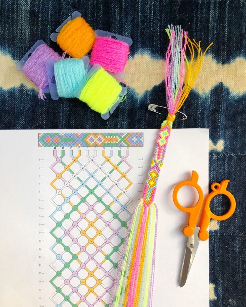 friendship bracelet instructions printable