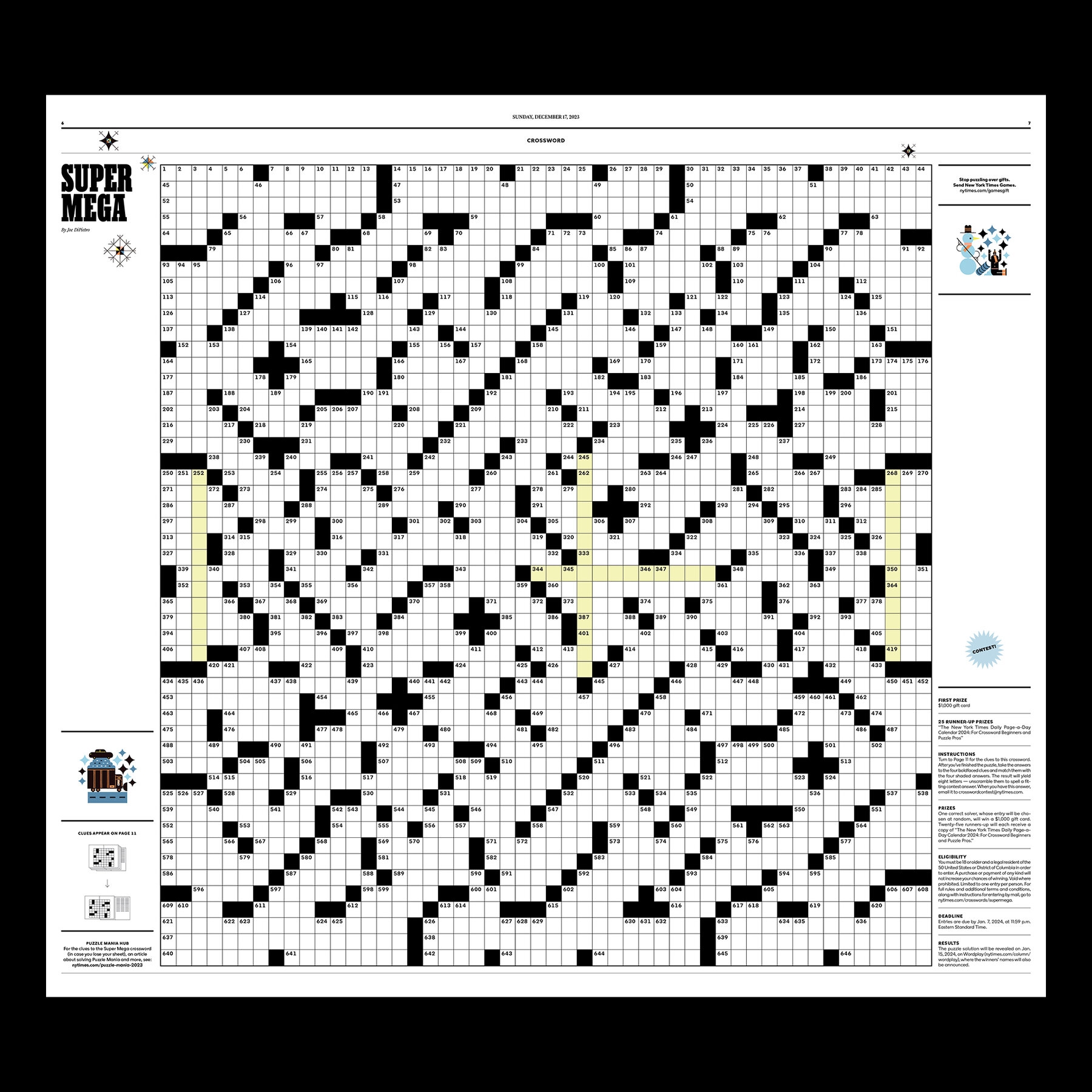 new york times sunday crossword printable