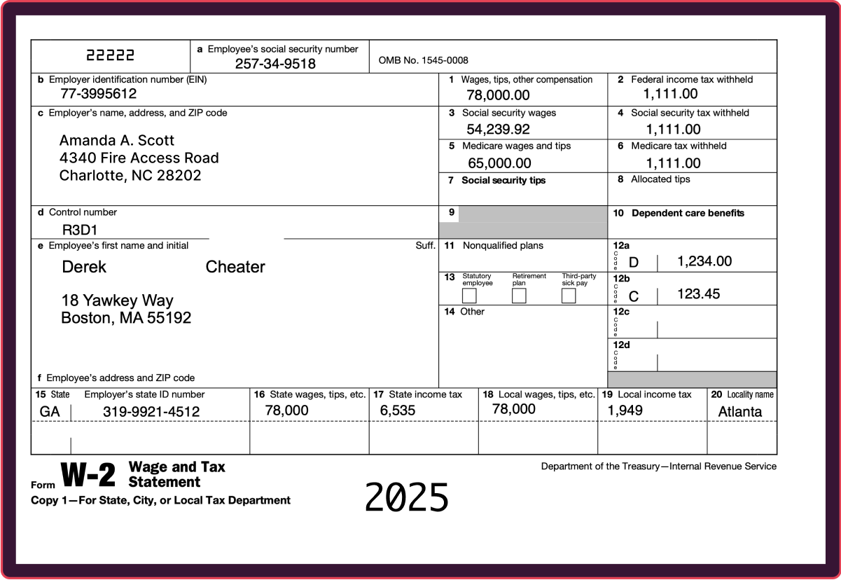 2018 w 2 form printable