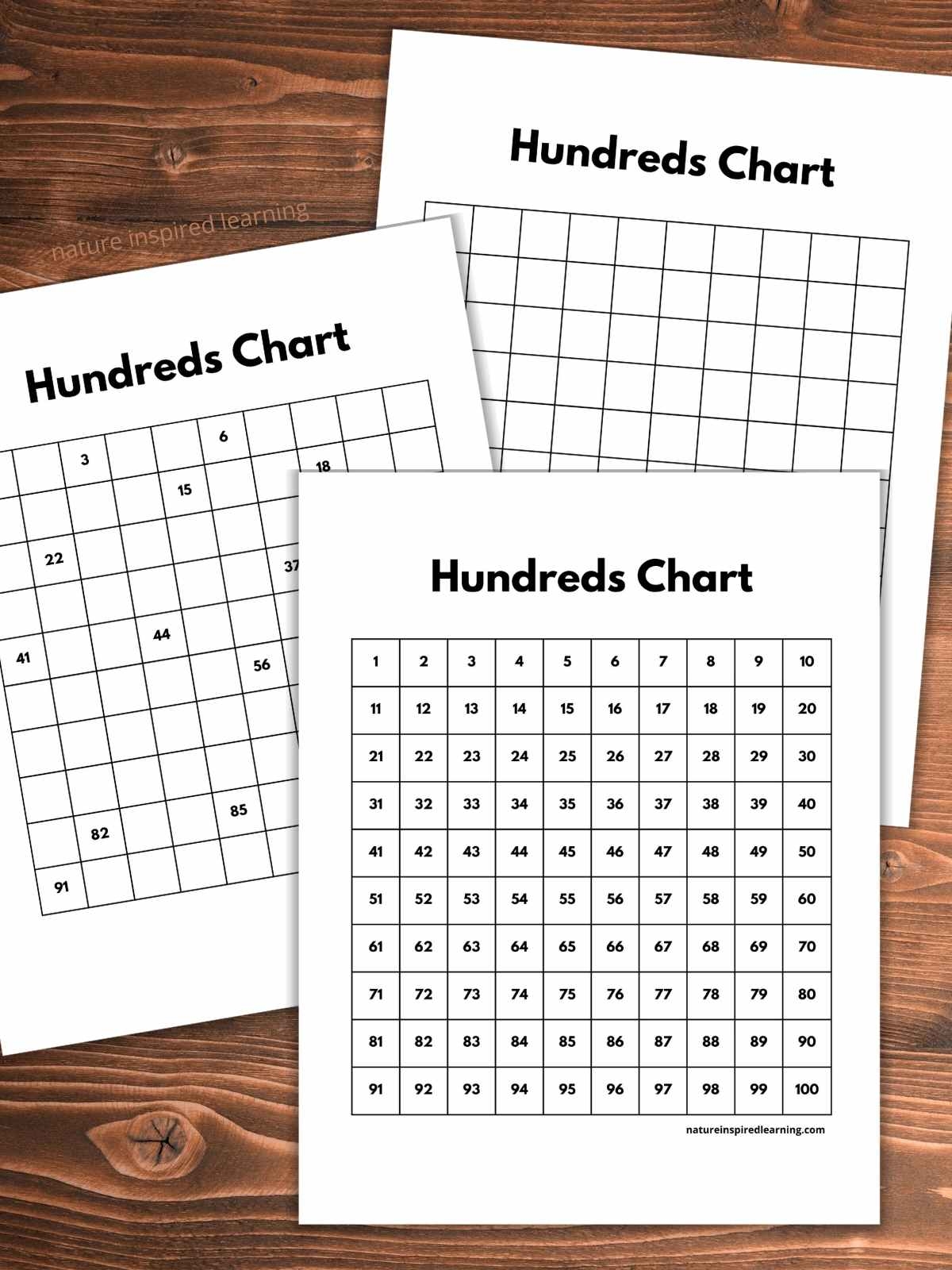 hundreds chart printable free