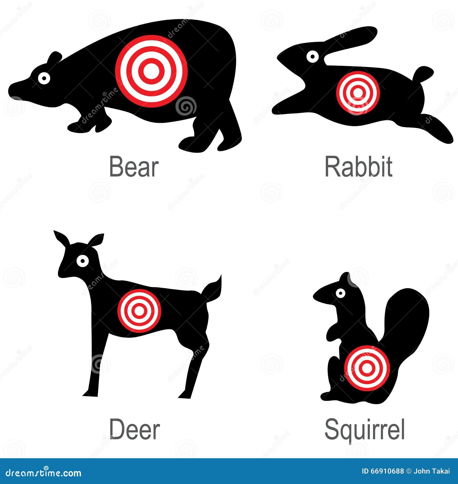 free printable animal targets