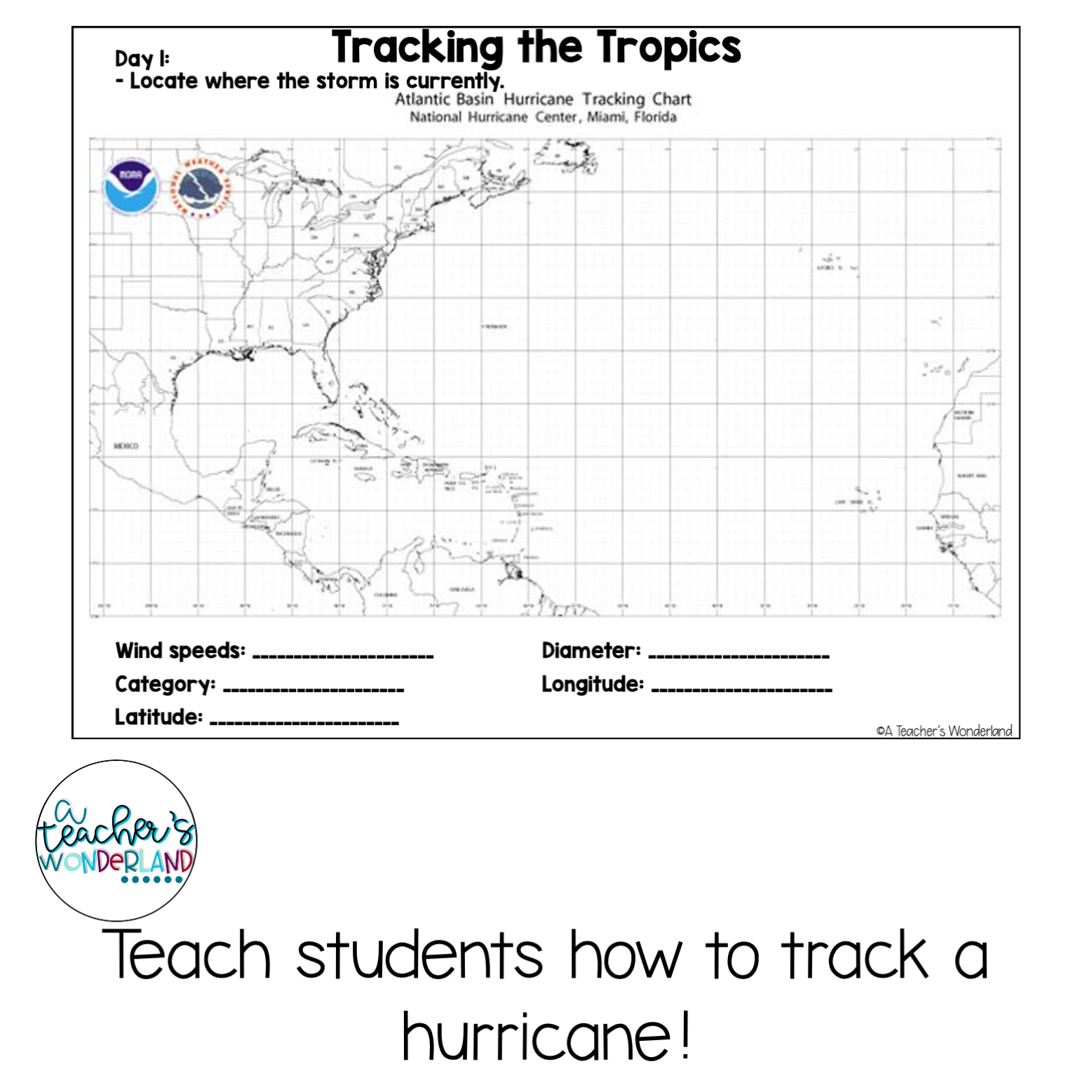 printable hurricane tracking chart