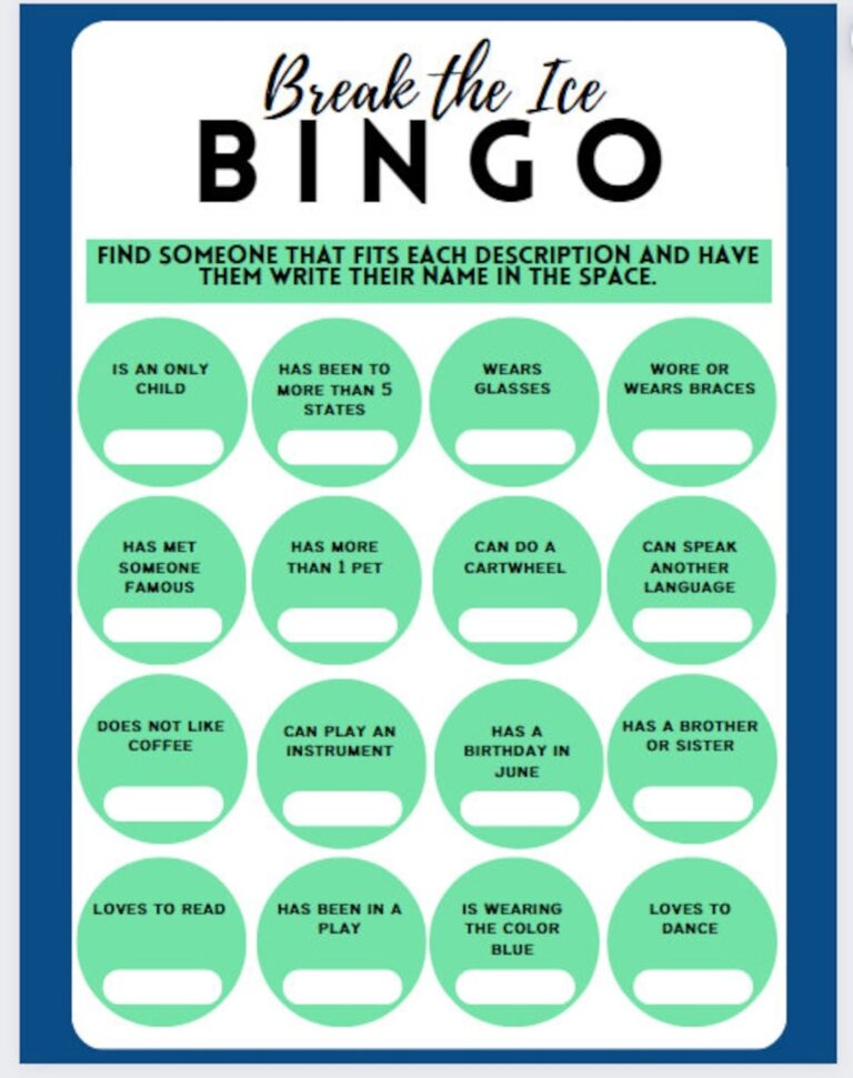 Icebreaker Bingo 100 Customizable Canva Template 3 Cards For Classroom Or Team Building Etsy