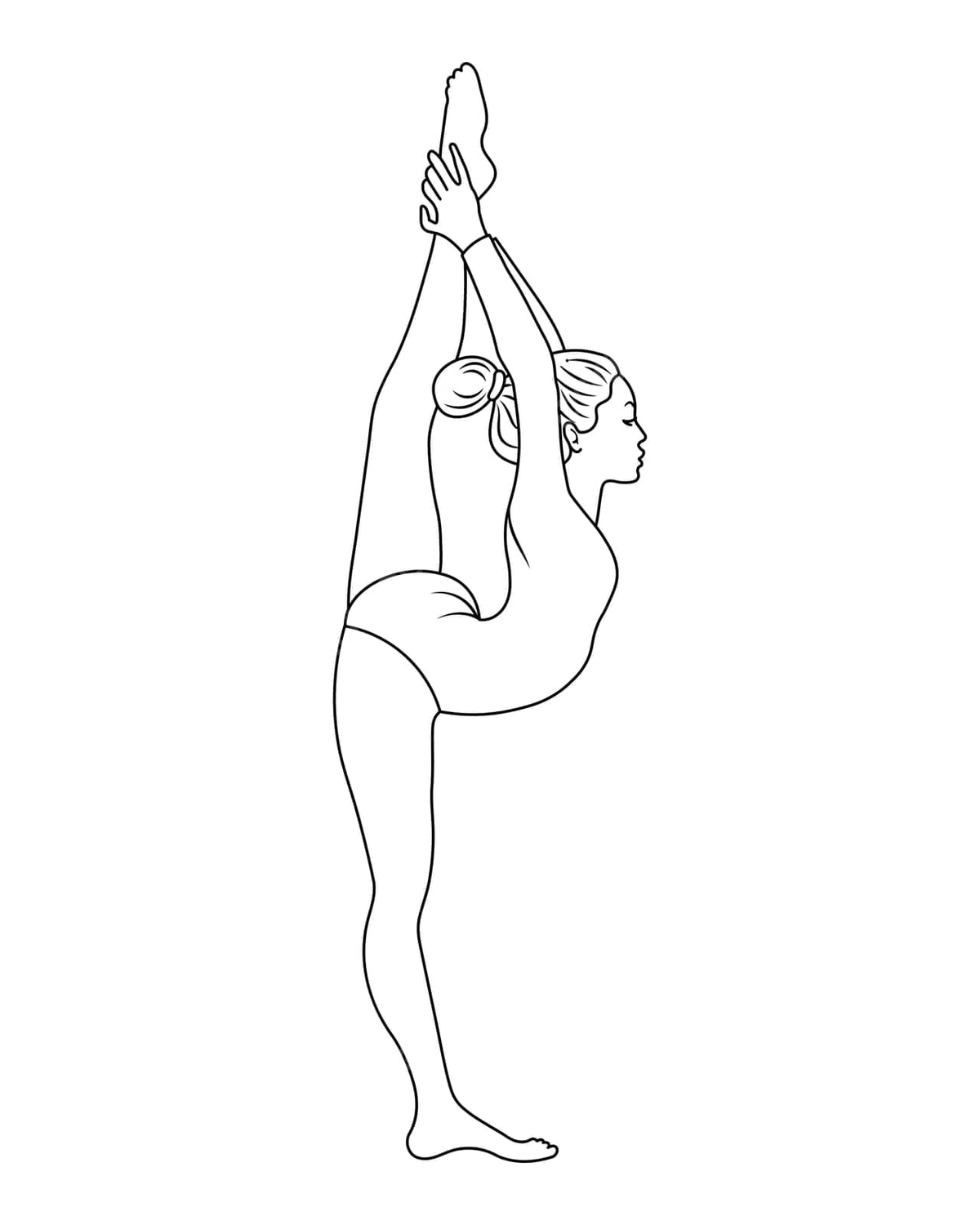 free printable gymnastic silhouette