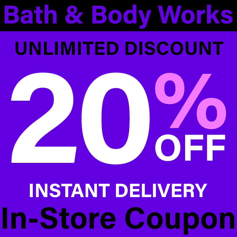 In Store 20 OFF Bath And Body Works Printable Coupon Buy Home 