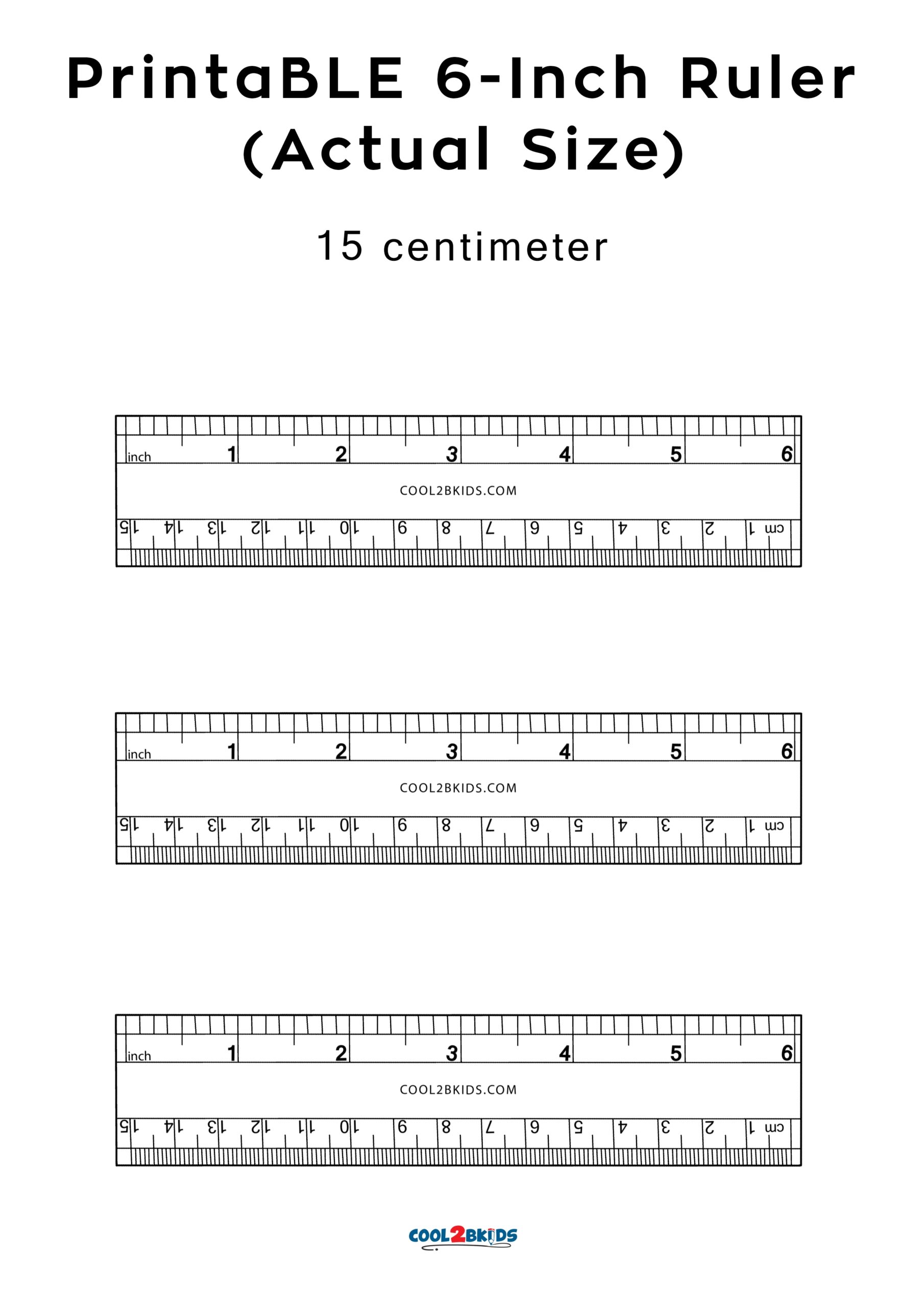 printable ruler to scale
