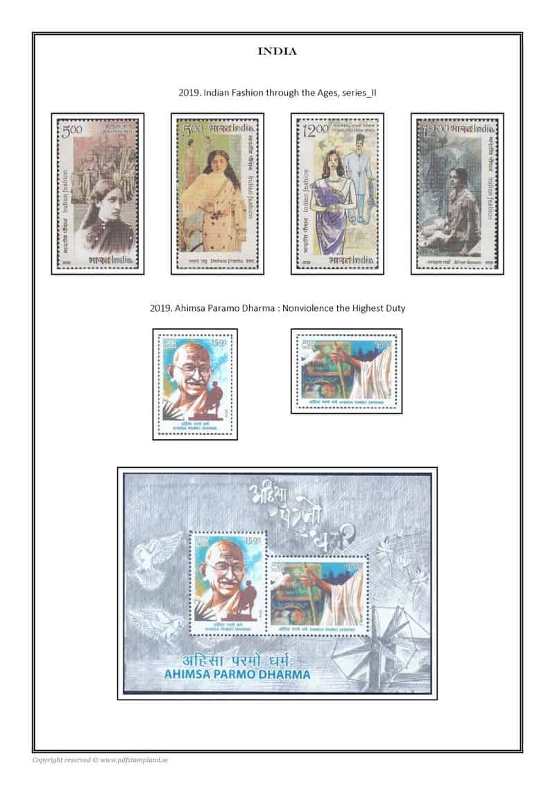 INDIA 1947 2021 PDF DIGITAL STAMP ALBUM PAGES BidCurios