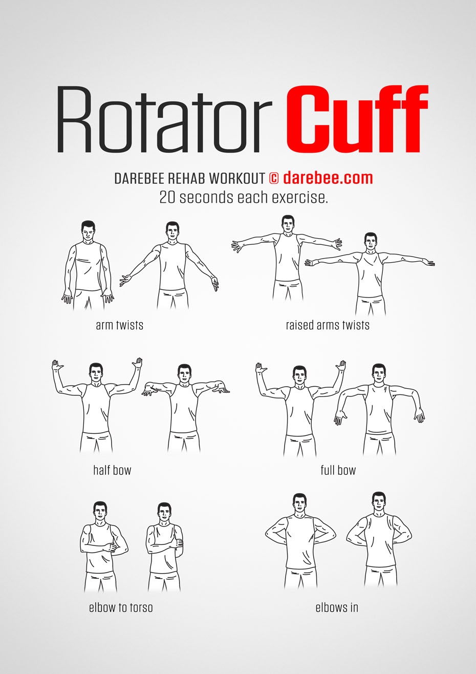 Injury Rotator Cuff Stretches And Exercises Shoulder Workout For 