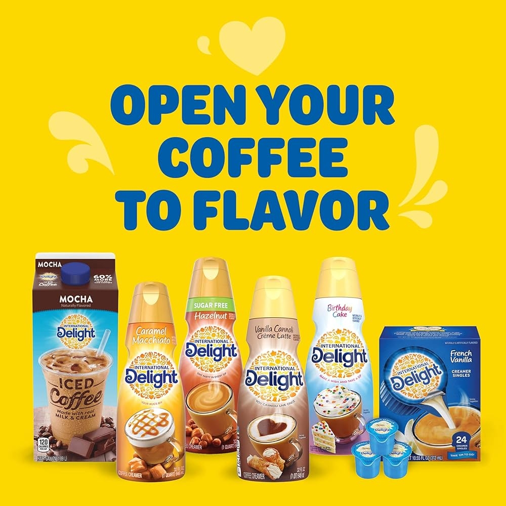International Delight Hershey Chocolate Caramel Single Serve Coffee Creamers 288 Count Shelf Stable Non Dairy Flavored Coffee Creamer Great For Home Use Offices Parties Or Group Events Amazon sg Grocery