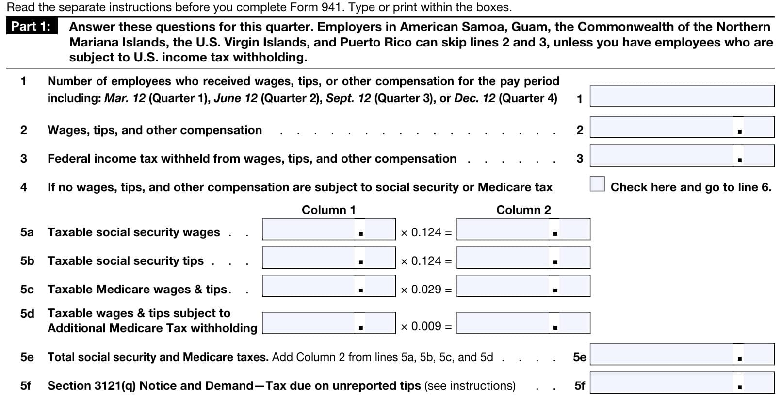 il 941 form 2017 printable