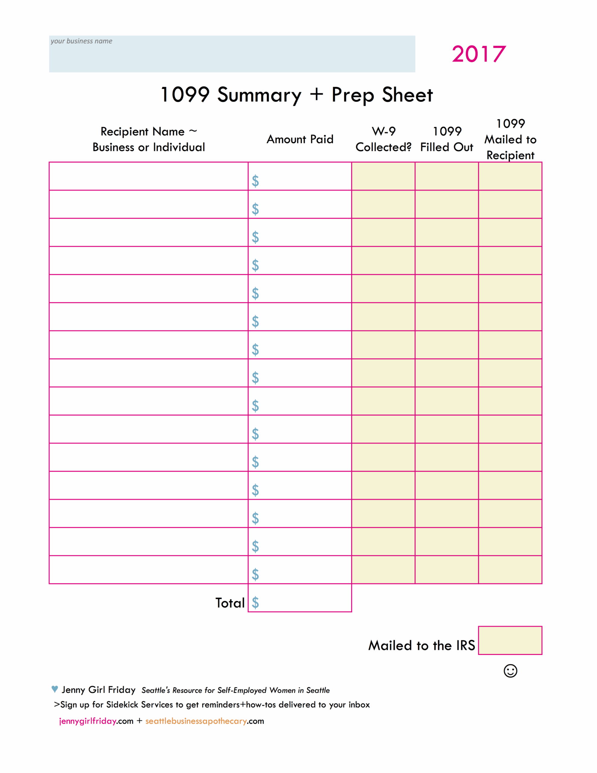 Irs gov 1099 Forms SEATTLE BUSINESS APOTHECARY Resource 