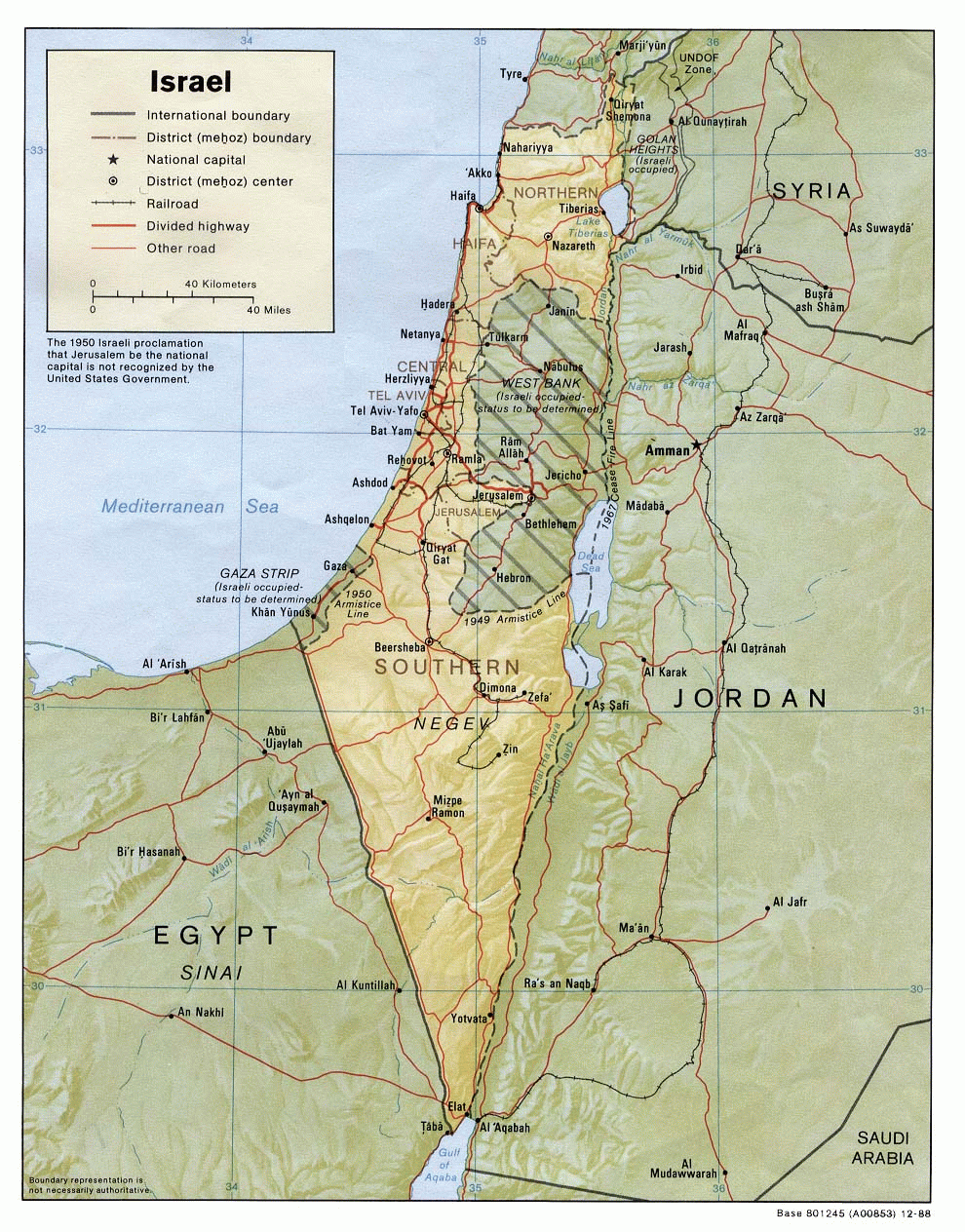 Israel Maps Perry Casta eda Map Collection UT Library Online