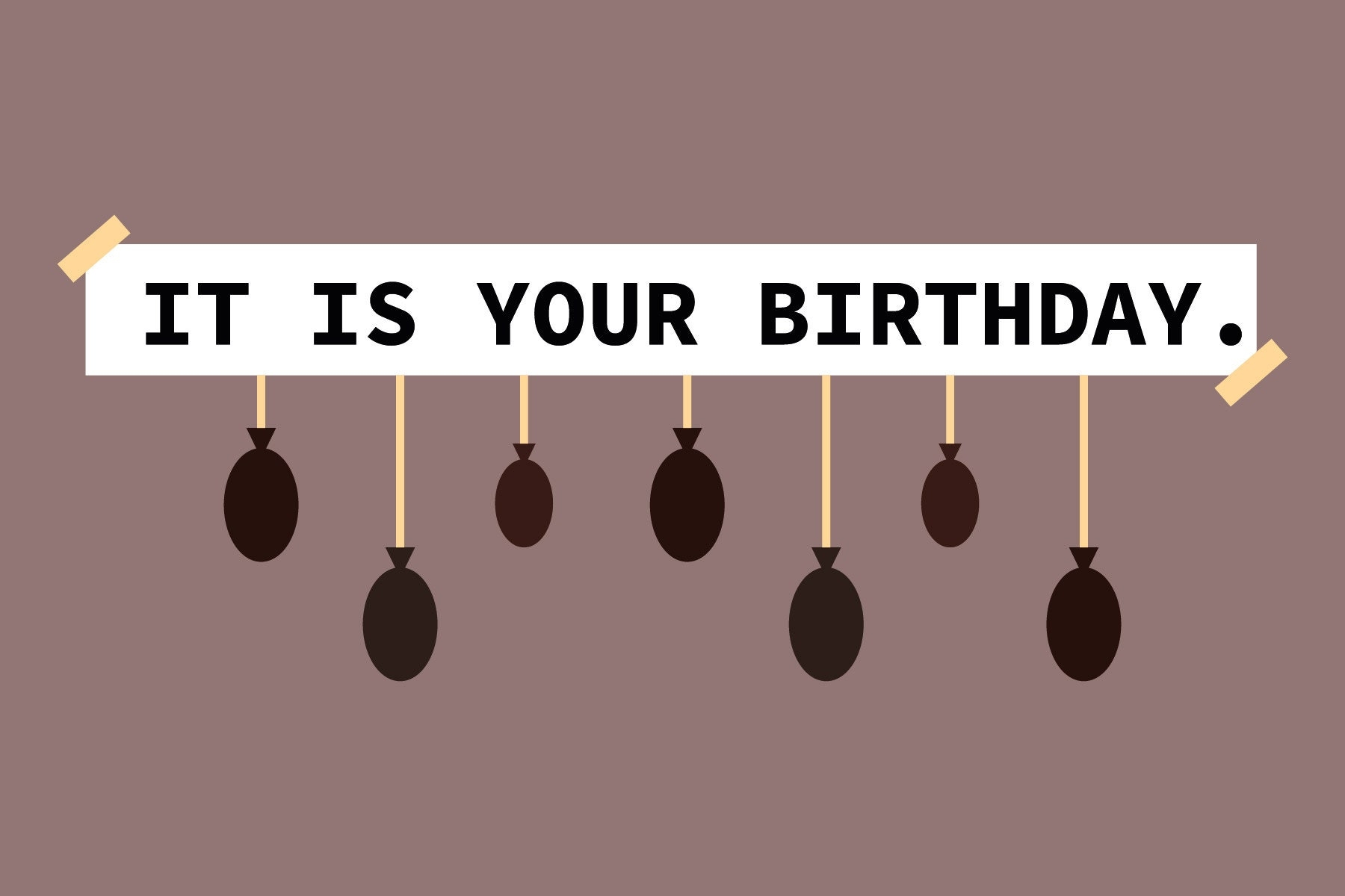 It Is You Birthday Digital Layered Svg File Cricut Office Quote 