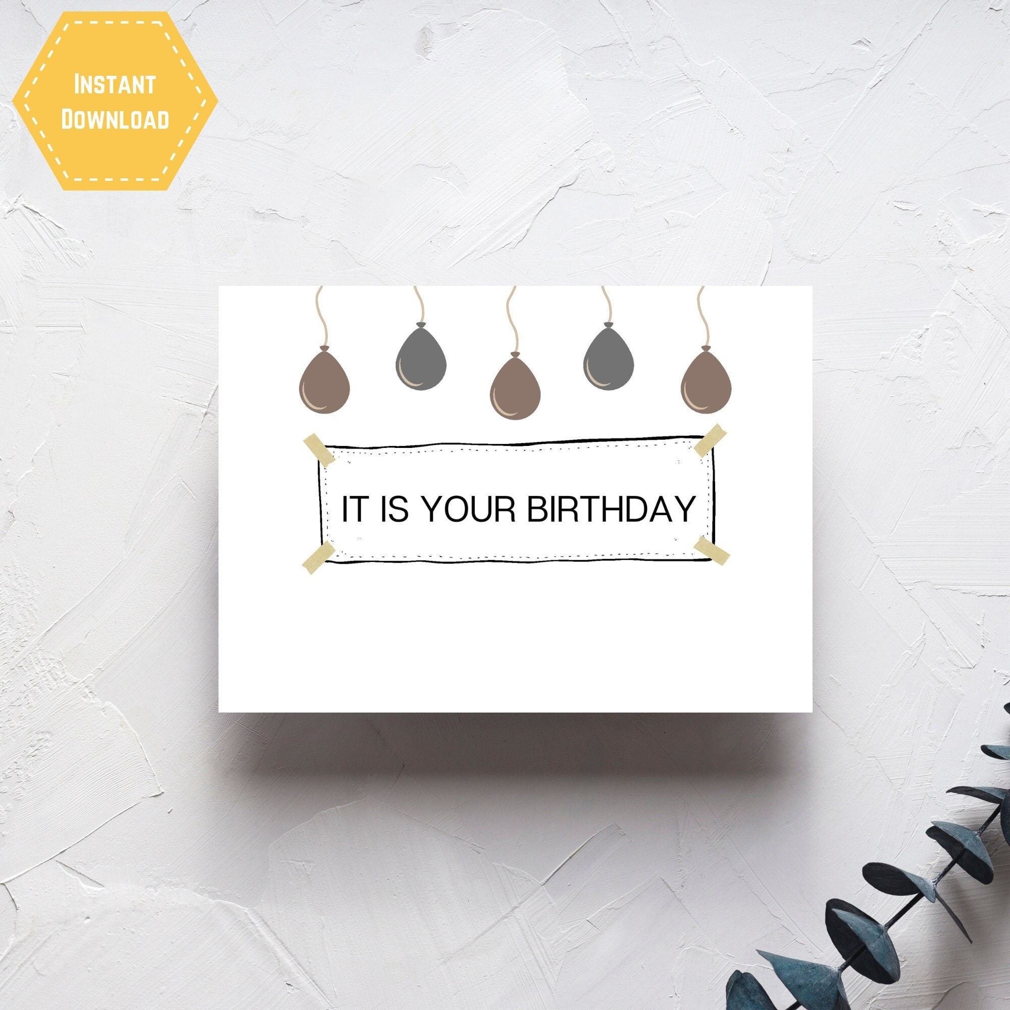 It Is Your Birthday Card Printable Greeting Card The Office Funny Card