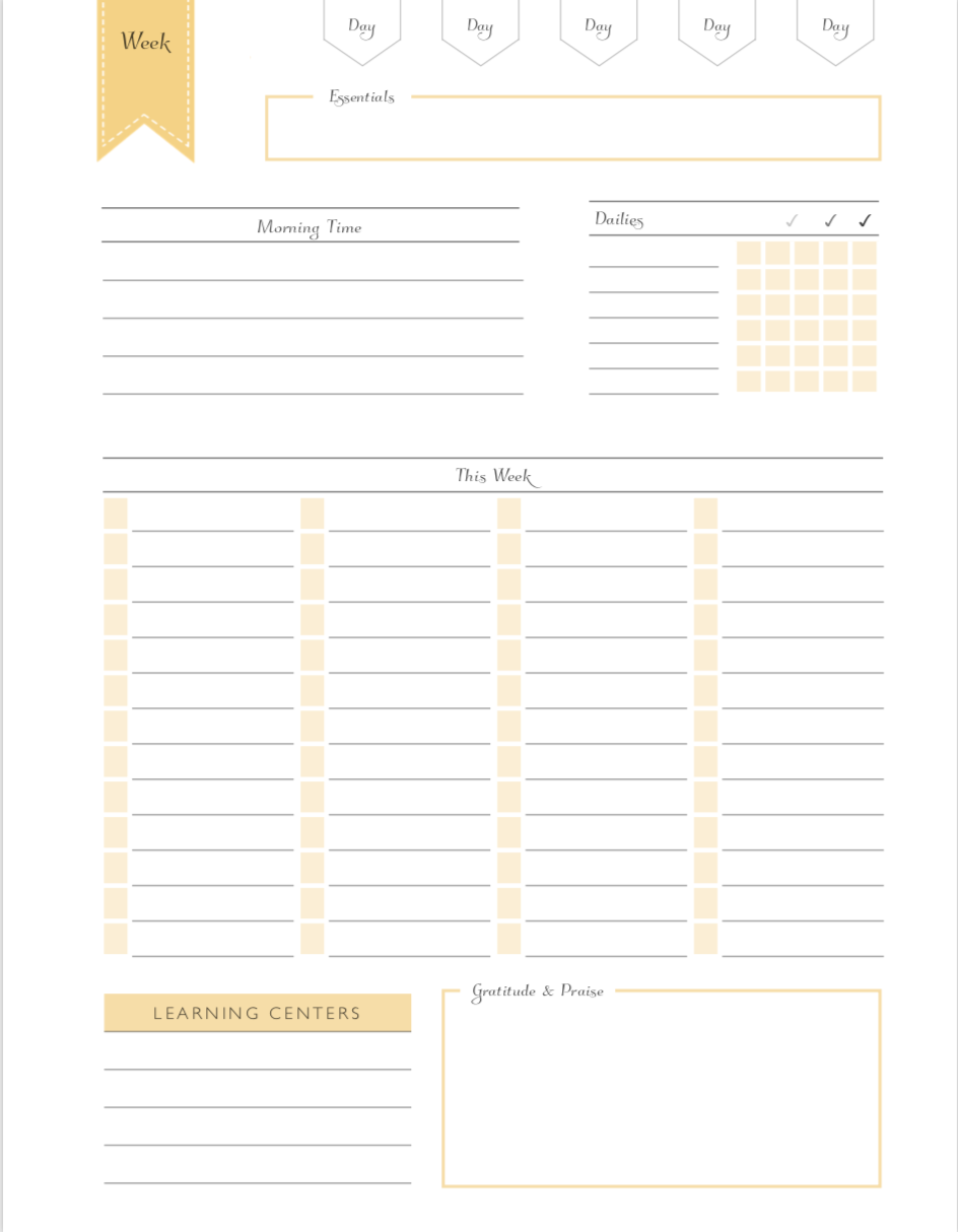 It s Almost Back To School Printable Planning Pages For Home Or 
