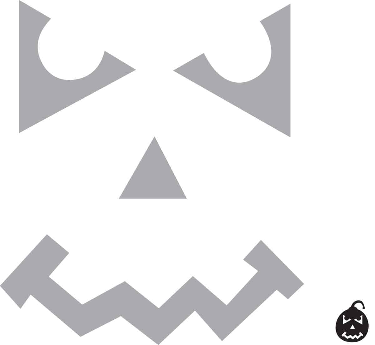 jack o lantern faces printable