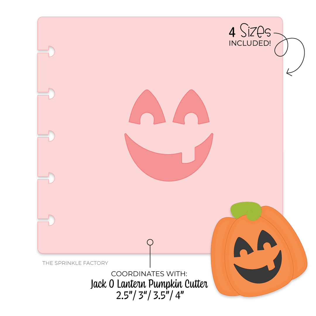 Jack O Lantern Happy Pumpkin Stencil The Sprinkle Factory